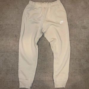 Nike Cream Sweatpants - image 1